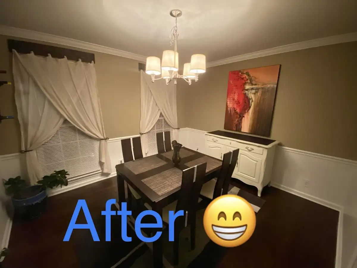 Professional dining room restoration after water damage in Orange Cove